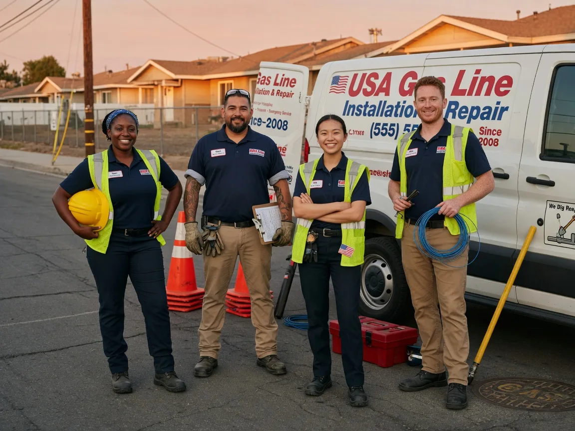 Gas Line Installation company in Glasgow, DE